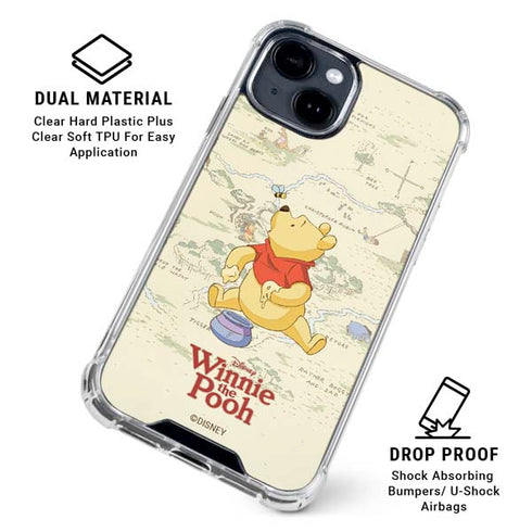 Disney Winnie the Pooh Hundred Acre Wood iPhone 15 Clear Case