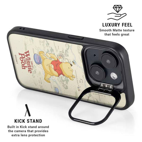 Disney Winnie the Pooh Hundred Acre Wood iPhone 15 Kickstand Case