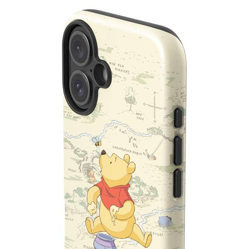 Disney Winnie the Pooh Hundred Acre Wood iPhone 16 Plus Impact Case