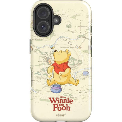 Disney Winnie the Pooh Hundred Acre Wood iPhone 16 Plus Magsafe Impact Case