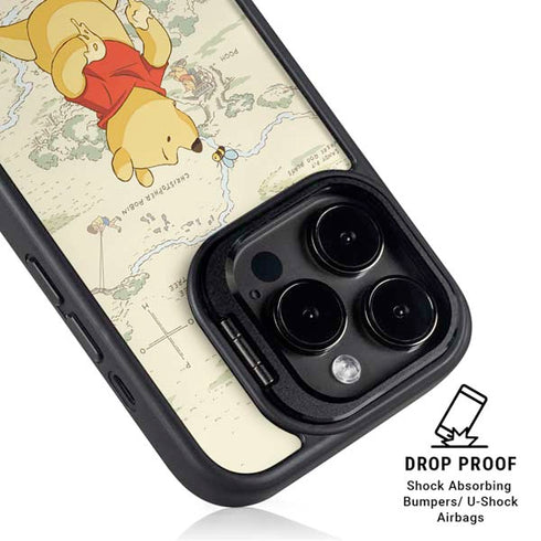 Disney Winnie the Pooh Hundred Acre Wood iPhone 16 Pro Kickstand Case