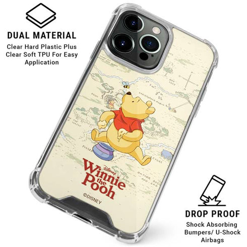Disney Winnie the Pooh Hundred Acre Wood iPhone 16 Pro Max Clear Case