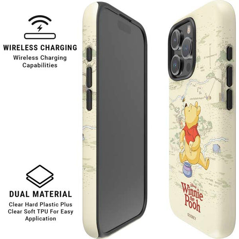 Disney Winnie the Pooh Hundred Acre Wood iPhone 16 Pro Max Magsafe Impact Case