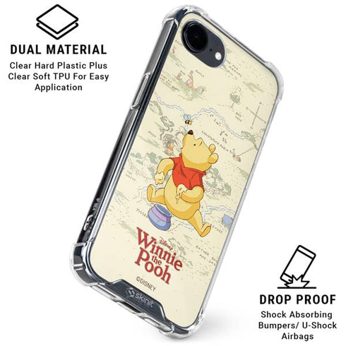 Disney Winnie the Pooh Hundred Acre Wood iPhone 16e Clear Case