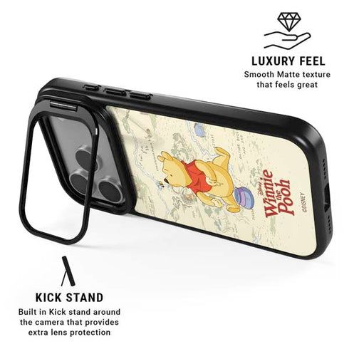 Disney Winnie the Pooh Hundred Acre Wood iPhone 17 Pro Kickstand Case