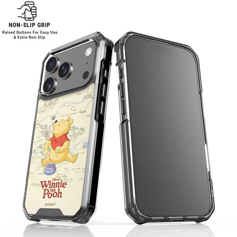 Disney Winnie the Pooh Hundred Acre Wood iPhone 17 Pro Max Clear Case