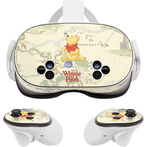 Disney Winnie the Pooh Hundred Acre Wood Meta Quest 3S Skin