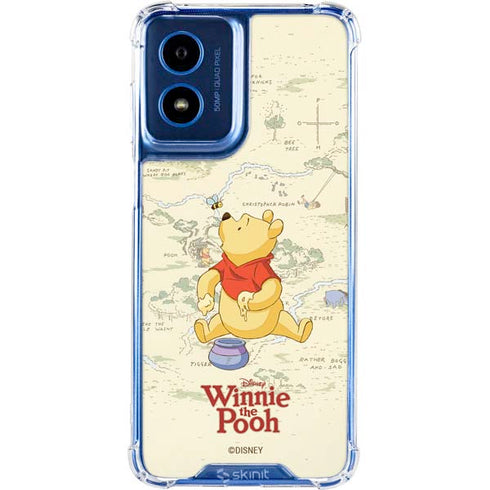 Disney Winnie the Pooh Hundred Acre Wood Moto G 5G (2024) Clear Case