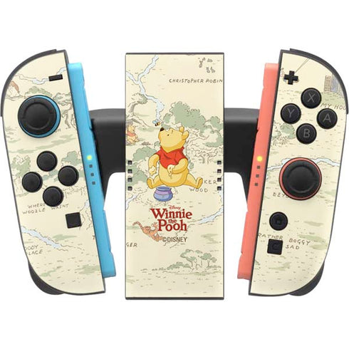 Disney Winnie the Pooh Hundred Acre Wood Nintendo Switch 2 (2025) Joy-Con Controller Skin