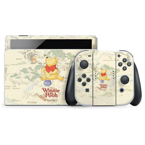 Disney Winnie the Pooh Hundred Acre Wood Nintendo Skins