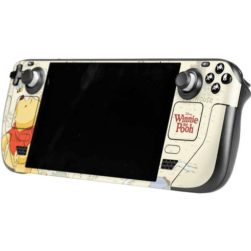 Disney Winnie the Pooh Hundred Acre Wood Steam Deck Handheld Gaming Computer OLED Skin