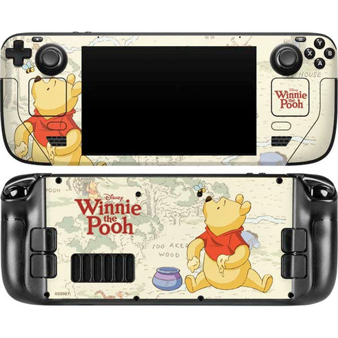 Disney Winnie the Pooh Hundred Acre Wood Steam Deck Handheld Gaming Computer Skin