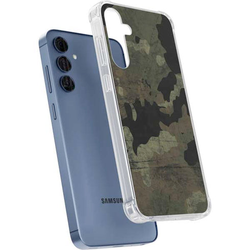 Hunting Camo Galaxy A55 5G Clear Case