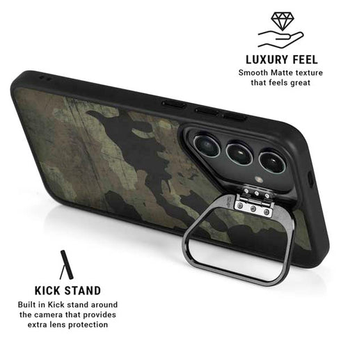 Hunting Camo Galaxy S26 Kickstand Case