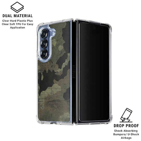 Hunting Camo Galaxy Z Fold6 Clear Case