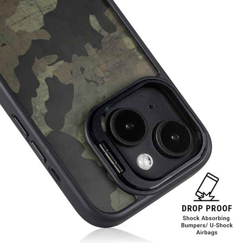 Hunting Camo iPhone 13 Kickstand Case