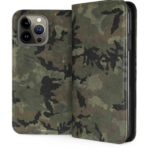 Hunting Camo iPhone 13 Pro Max Folio Case