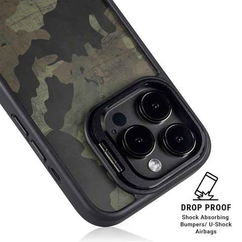 Hunting Camo iPhone 14 Pro Kickstand Case