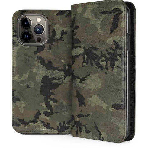 Hunting Camo iPhone 14 Pro Max Folio Case