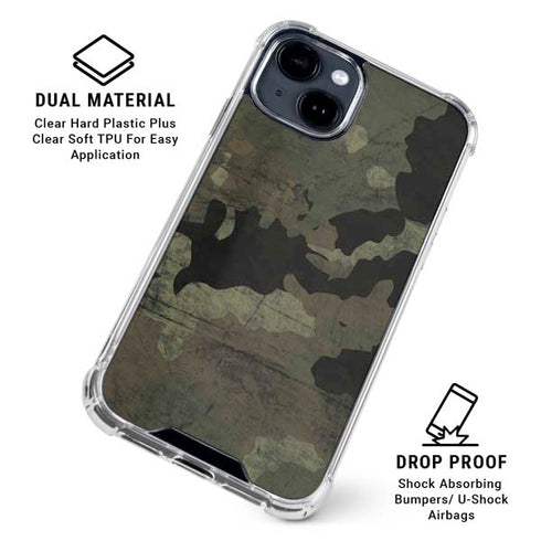 Hunting Camo iPhone 15 Clear Case