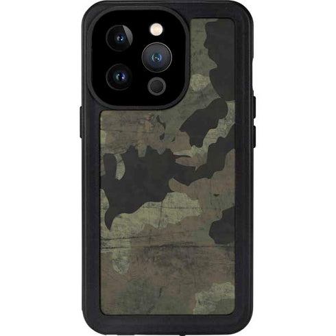 Hunting Camo iPhone 15 Pro Waterproof Case