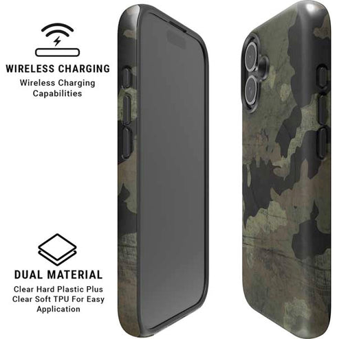 Hunting Camo iPhone 16 Magsafe Impact Case