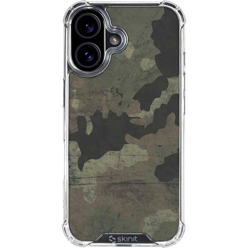 Hunting Camo iPhone 16 Plus Clear Case