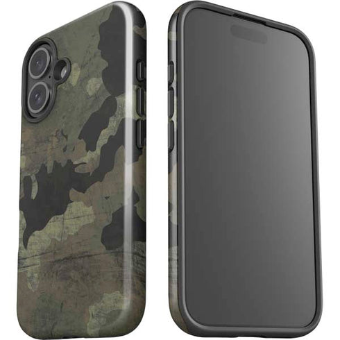 Hunting Camo iPhone 16 Plus Impact Case
