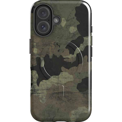 Hunting Camo iPhone 16 Plus Magsafe Impact Case