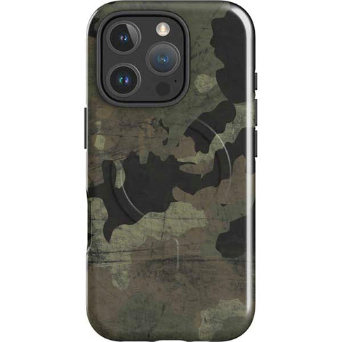 Hunting Camo iPhone 16 Pro Magsafe Impact Case