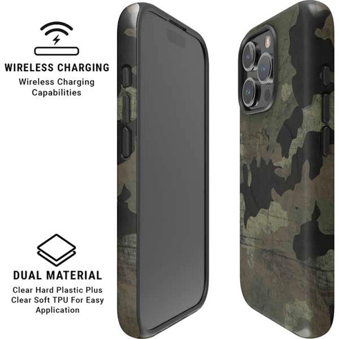 Hunting Camo iPhone 16 Pro Magsafe Impact Case