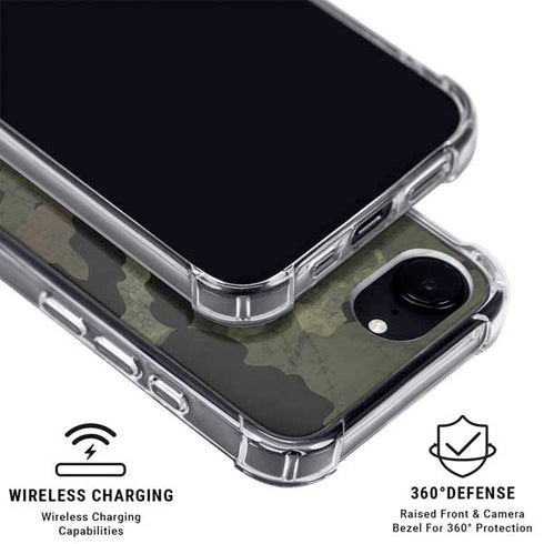 Hunting Camo iPhone 16e Clear Case