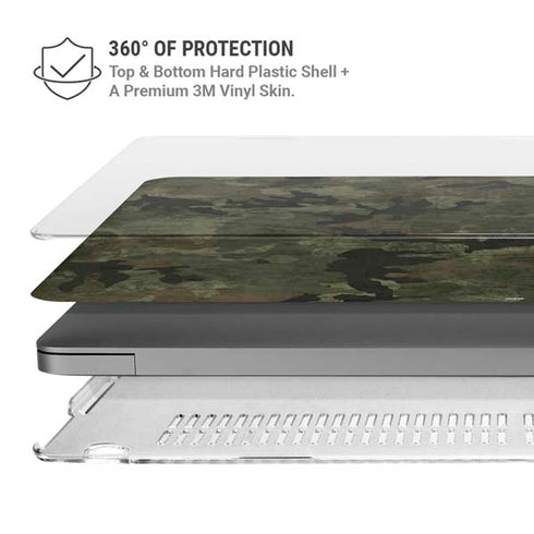 Hunting Camo MacBook Pro 14in (2021-24) Case plus Skin