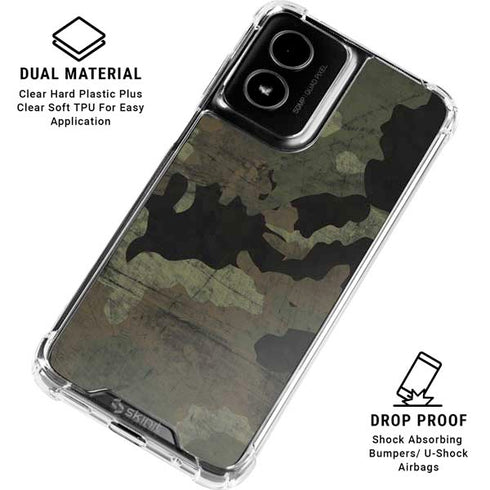 Hunting Camo Moto G Power 5G (2024) Clear Case