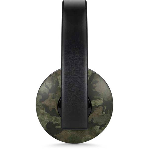 Hunting Camo PlayStation 4 Gold Wireless Headset Skin