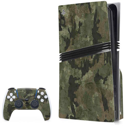 Hunting Camo PS5 Pro Disk Bundle Skin