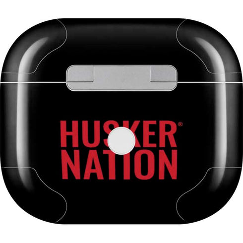 University of Nebraska Husker Nation Apple AirPods (3rd Gen 2021) Skin