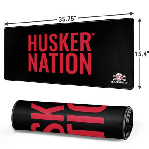 University of Nebraska Husker Nation Gaming Mouse Pad
