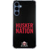 University of Nebraska Husker Nation Galaxy A35 5G Clear Case