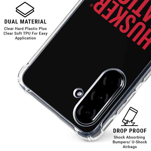 University of Nebraska Husker Nation Galaxy A36 5G Clear Case