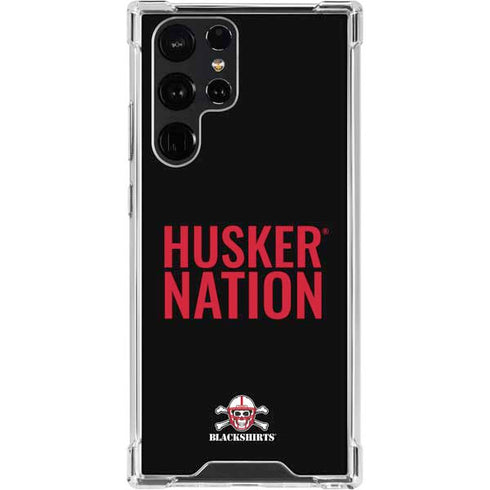 University of Nebraska Husker Nation Galaxy S23 Ultra Clear Case