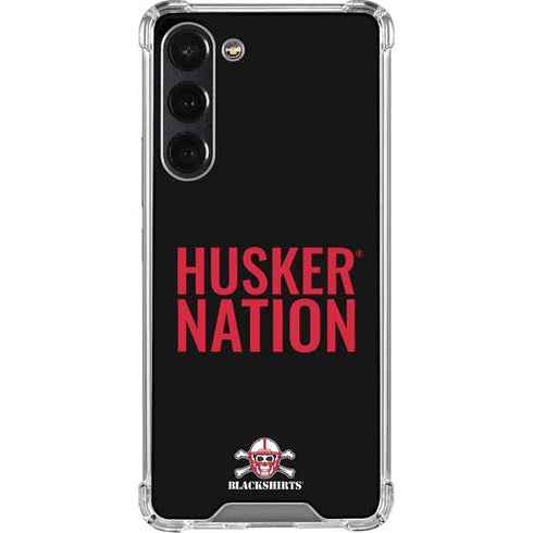University of Nebraska Husker Nation Galaxy S24 FE Clear Case