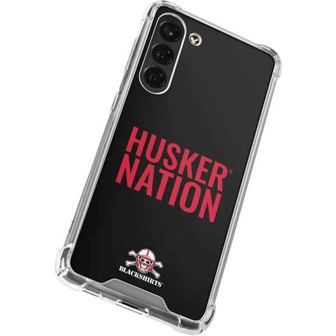 University of Nebraska Husker Nation Galaxy S24 FE Clear Case