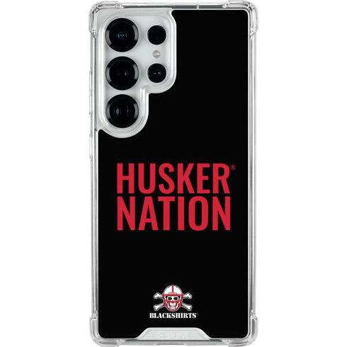 University of Nebraska Husker Nation Galaxy S26 Ultra Clear Case