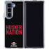 University of Nebraska Husker Nation Galaxy Z Fold5 5G Clear Case