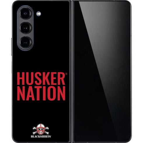 University of Nebraska Husker Nation Galaxy Z Fold5 5G Skin