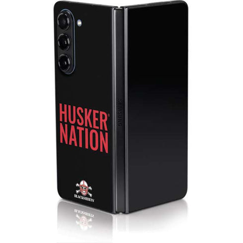 University of Nebraska Husker Nation Galaxy Z Fold5 5G Skin