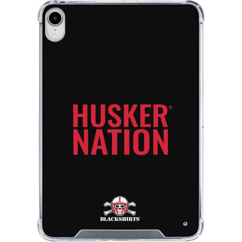 University of Nebraska Husker Nation iPad 11th Gen (2025) Clear Case
