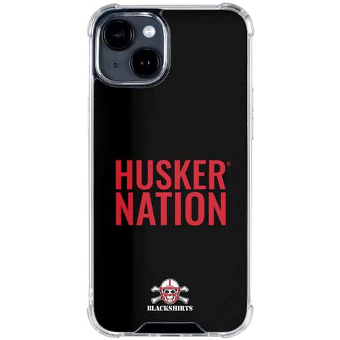 University of Nebraska Husker Nation iPhone 15 Clear Case
