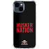 University of Nebraska Husker Nation iPhone 15 Clear Case